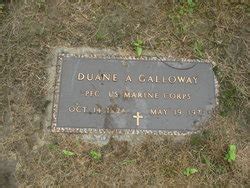 PFC Duane Arthur Galloway 1924 1971 Mémorial Find a Grave