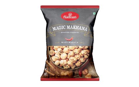 Haldirams Magic Makhana Roasted Foxnuts Mast Masala Pack 40 Grams