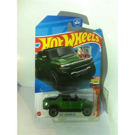 Hot Wheels 2023 HW Hot Trucks Mini Collection 3 Gmc Hummer EV Metalflake Green FS By MATTEL
