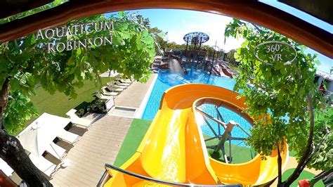 Aquaticum Debrecen Robinson Slide Bodyslide 360 VR POV Onride YouTube