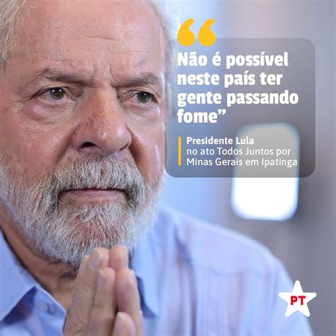 Pt Brasil Vote13 On Twitter Lula Vai Voltar Para Cuidar Do Povo 🙌 ️