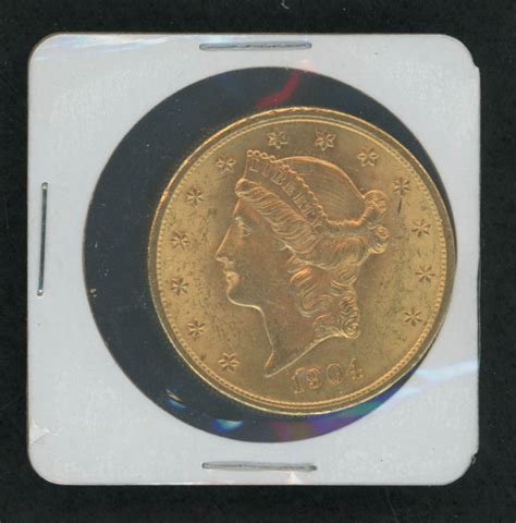 1904 Liberty Head $20 Twenty Dollar Gold Coin | Pristine Auction