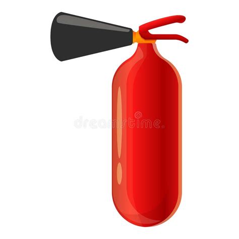 Spray Fire Extinguisher Icon Cartoon Style Stock Vector Illustration