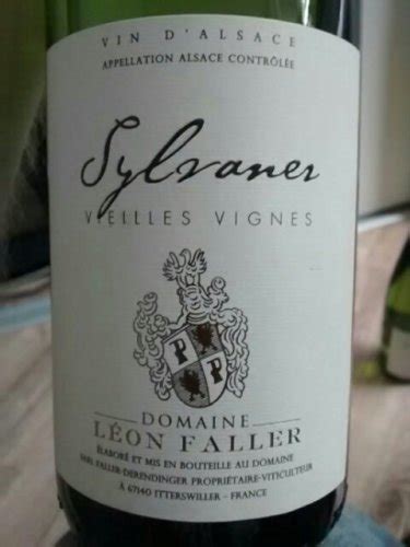 Domaine Leon Faller Vieilles Vignes Sylvaner Vivino US