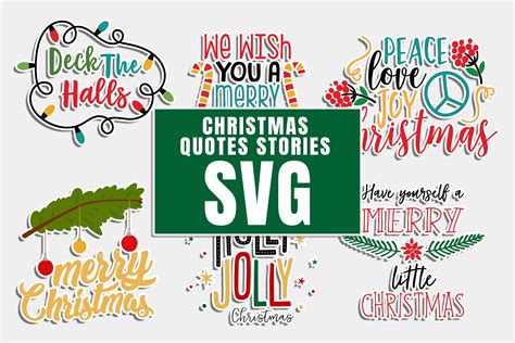 Christmas Quotes Stories Gift I Graphic by derulostereo · Creative Fabrica