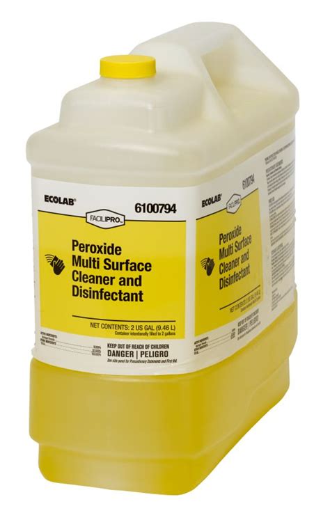 Ecolab Peroxide Multi Surface Cleaner Disinfectant Gallon