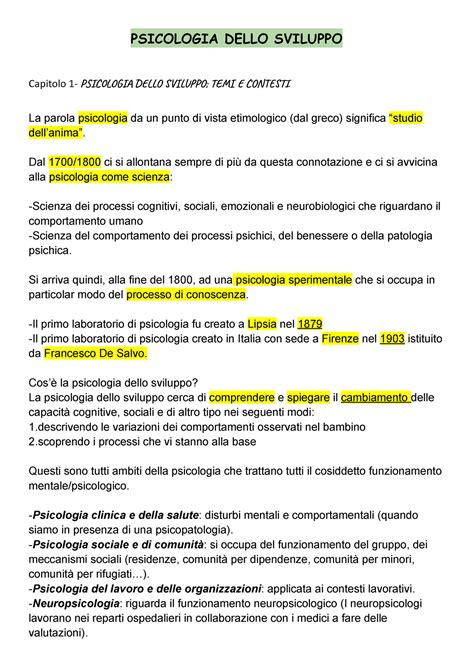 Psicologia Dello Sviluppo PSICOLOGIA DELLO SVILUPPO Capitolo 1 PILI