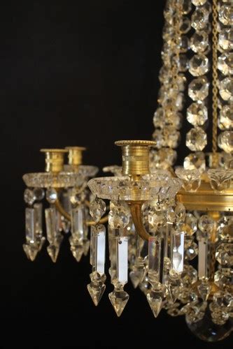 Baccarat Lustre Montgolfi Re En Cristal Fin Du Xixe Si Cle N