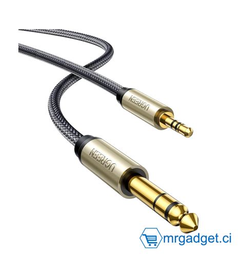 Cable Audio Gris M Trs Mm Mm Ts Cable Audio St R O Trs Avec