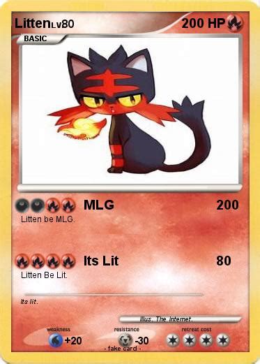 Pokémon Litten 256 256 Mlg My Pokemon Card