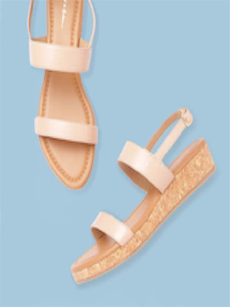 Buy Mast Harbour Nude Coloured Solid Wedge Heels Heels For Women Myntra