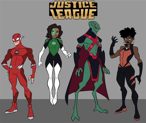 [artwork] Justice League Designs By Gabriel Larragán R Dccomics