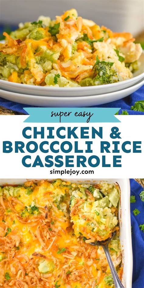 This Chicken Broccoli Rice Casserole is ultimate comfort food. With