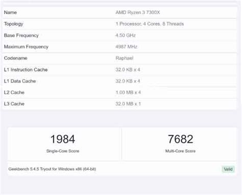 Les Ryzen 7 7800X et Ryzen 3 7300X se dévoilent, caractéristiques ...