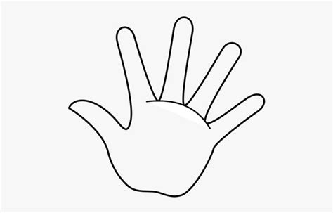 Free Clip Art Of Hand Clipart - Hand Clipart Black And White, HD Png ...