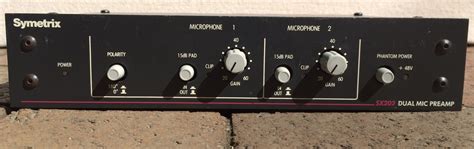 Symetrix Sx202 2 Ch Mic Preamp Notable Productions