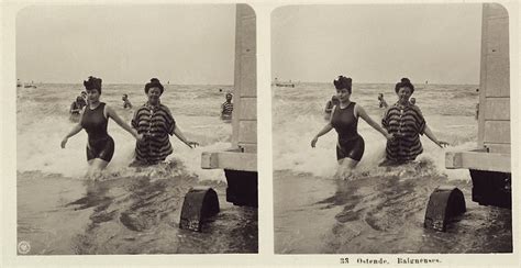 Before The Bikini Fascinating Black And White Photographs Shows How Bathers Used To Cover Up On