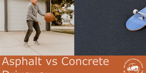 Asphalt Vs Concrete Driveways Which Is Right For You Des Moines