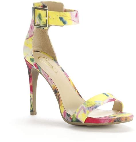 Candies Candie's ® floral high heels - women - ShopStyle Pumps | Floral ...