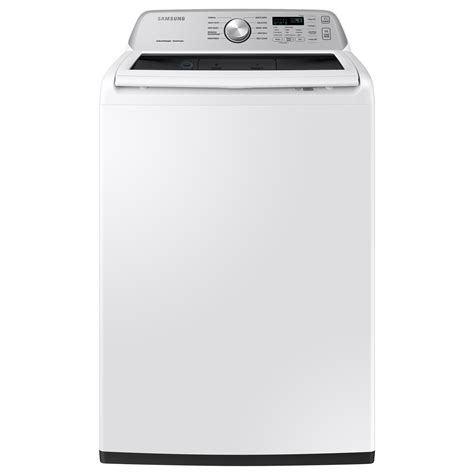 Samsung 4.5 cu. ft. Capacity Top Load Washer with Active WaterJet in White Washers - WA45T3400AW