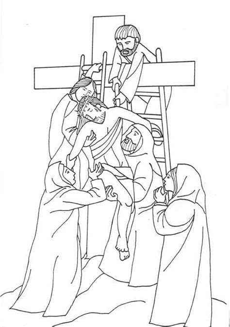 Desenhos Da Semana Santa - Desenhos da Semana Santa para colorir
