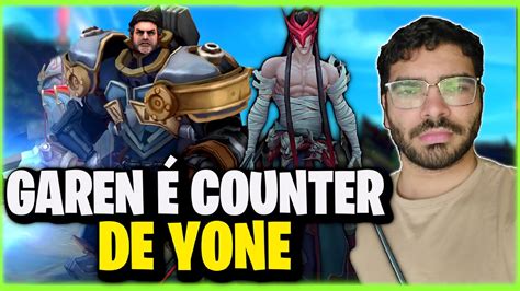 O Boneco Perfeito Para Stompar Yone Garen Vs Yone League Of Legends