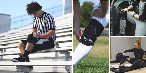 Coldest Knee Ice Pack Wrap Hot Cold Therapy For Meniscus Tear Injury Recovery Bursitis