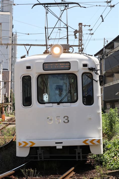 阪堺電気軌道モ351形電車 353 松虫停留場 鉄道フォト・写真 By Norikadさん レイルラボraillab