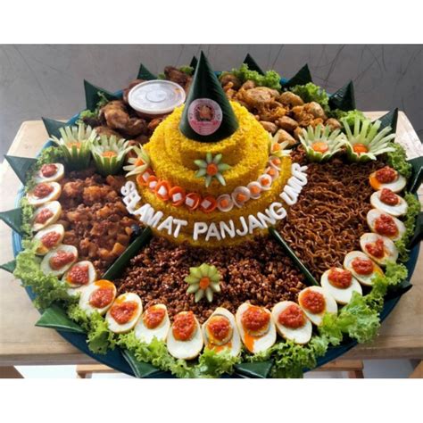 Jual Nasi Tumpeng 20 30 Porsi Lebar 55cm Tumpeng Porsi 20 30 Orang