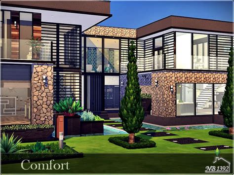 Nobody S Comfort No Cc Sims House Design Perfect Patio