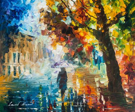 Recent Rain by Leonid Afremov by Leonidafremov on DeviantArt