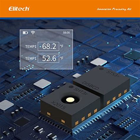 Elitech Rcw Enregistreur De Temp Rature Sans Fil Wifi Avec Sondes