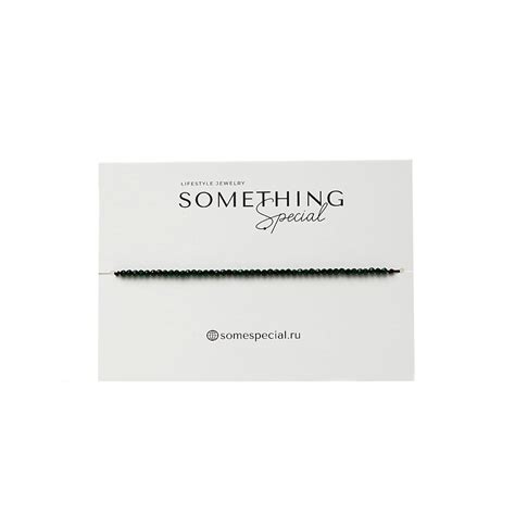 SOMETHING SPECIAL LIFESTYLE JEWELRY Браслет с зеленой шпинелью long ...