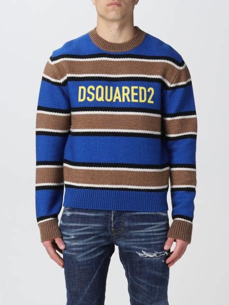 DSQUARED2: sweater for man - Black | Dsquared2 sweater S74HA1263S18037 ...