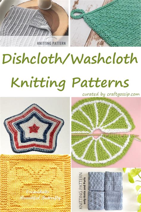 Dishcloth Knitting Patterns – Knitting