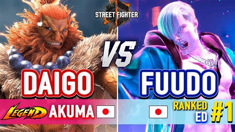 SF6 DAIGO Akuma Vs FUUDO 1 Ranked Ed Street Fighter 6 High