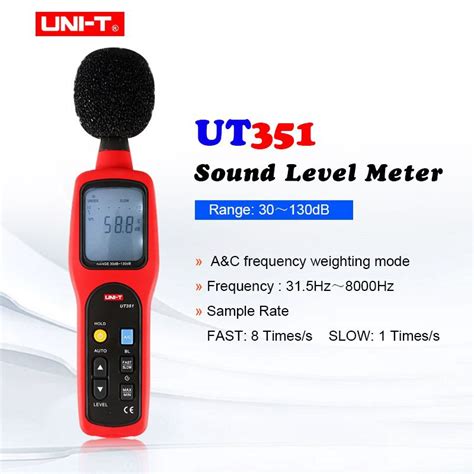 Jual Free Ongkir Uni T Ut Db Digital Sound Level Meter Decibel