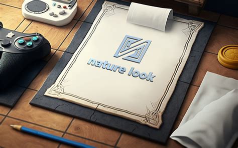 Notepad Logo Mockup Design #366073 - TemplateMonster