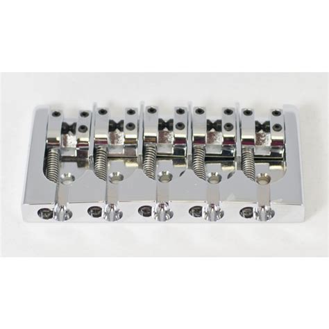 Hipshot A Style Brass String Fender Mount Bass Bridge Chrome