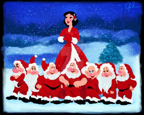 Snow White Christmas By Dylanbonner On Deviantart