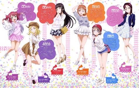 Watanabe You Sakurauchi Riko Takami Chika Kurosawa Dia Kurosawa