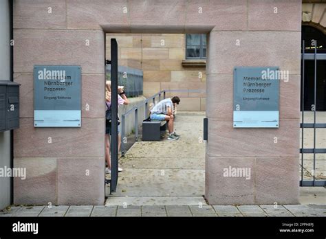 Memorium Of The Nuremberg Trials Stock Photo Alamy