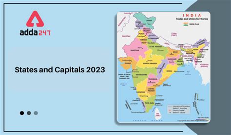 India Map States And Capital States And Capitals Map