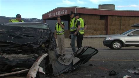 A Head On Crash Sends Two The Hospital Friday Evening In Logan Kutv