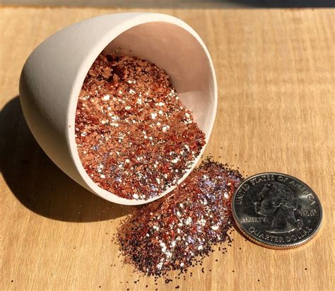 Copper Metal Flakes Genuine Copper Flakes Inlay Material Epoxy