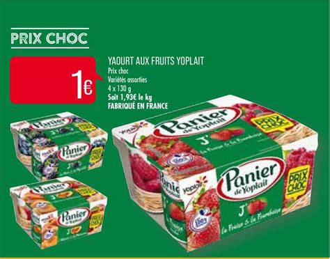 Promo Yaourt Aux Fruits Yoplait Chez Match Icatalogue Fr