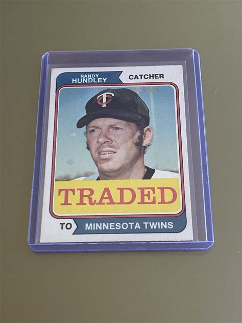 Topps Traded T Randy Hundley Minnesota Twins Ebay