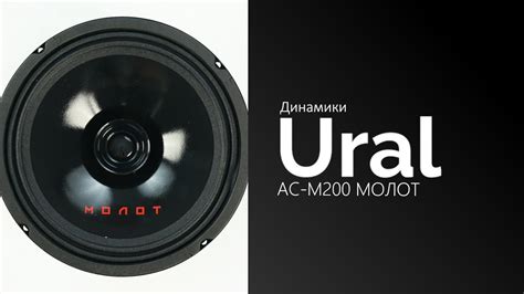 Распаковка динамиков УРАЛ АС-М200 МОЛОТ - YouTube
