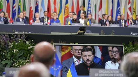 Sommet sur la paix en Ukraine le soutien à lintégrité territoriale