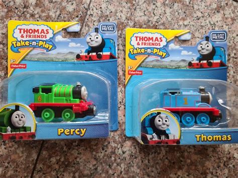 Thomas & Friends Trains Thomas Percy, Hobbies & Toys, Toys & Games on Carousell